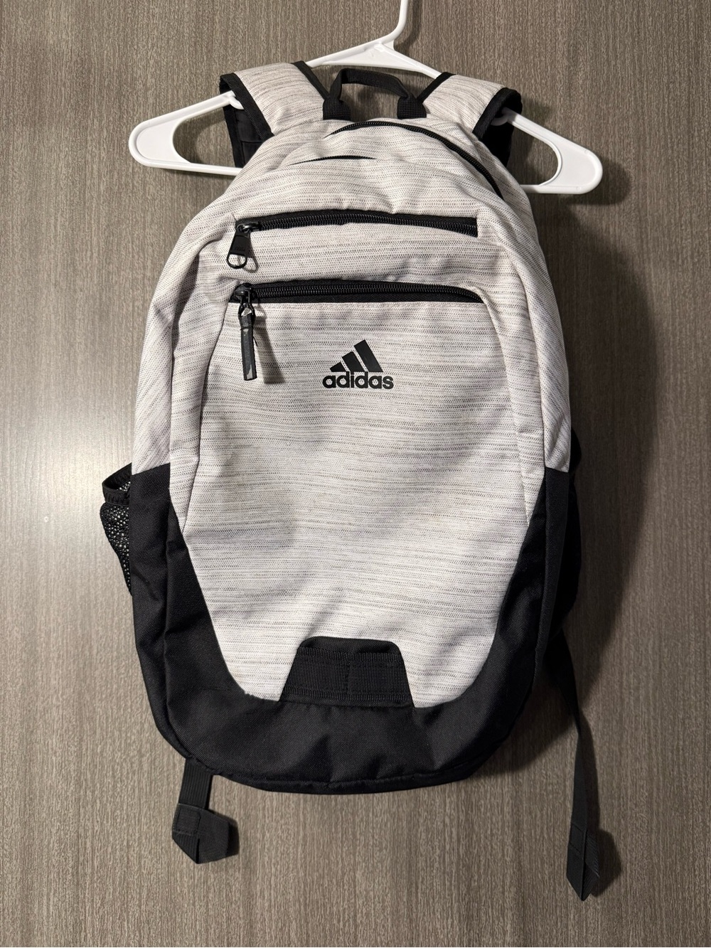 adidas White and Black Two-Tone Everyday Backpack